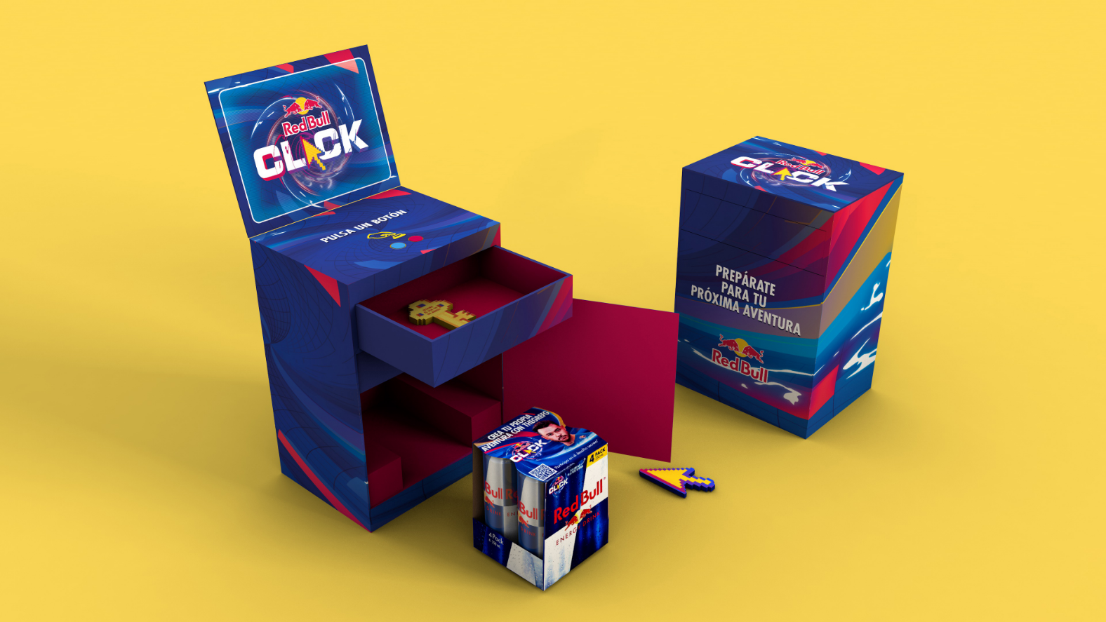 Caja redbull promo